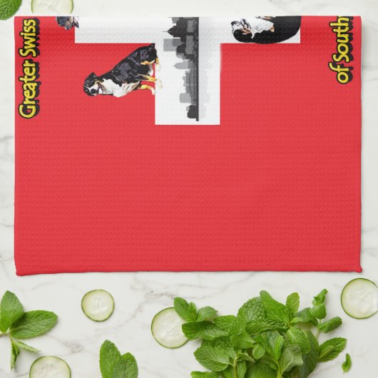 Greater Swiss Mountain Hunde von SWPA Küchentuch (Gefaltet)