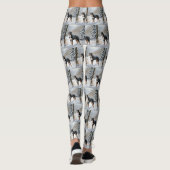 Greater Swiss Mountain Let It Snow Weihnachten Leggings (Rückseite)