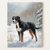 Greater Swiss Mountain Let It Snow Weihnachten Planer (Rückseite)