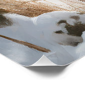 Greater Swiss Mountain Let It Snow Weihnachten Poster (Ecke)