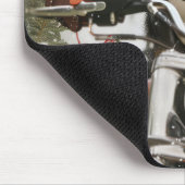 Greater Swiss Mountain Riding Motorrad Weihnachten Mousepad (Ecke)