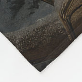 Greater Swiss Mountain Snowy Sleigh Weihnachten Fleecedecke (Ecke)