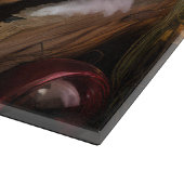 Greater Swiss Mountain Snowy Sleigh Weihnachten Schneidebrett (Ecke)