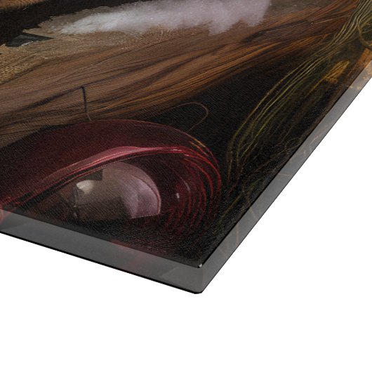 Greater Swiss Mountain Snowy Sleigh Weihnachten Schneidebrett (Ecke)