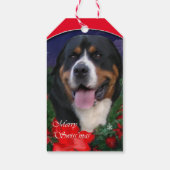 Greater Swiss Mtn Dog Christmas Geschenkanhänger (Rückseite)