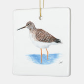 Greater Yellowlegs Keramikornament (Links)