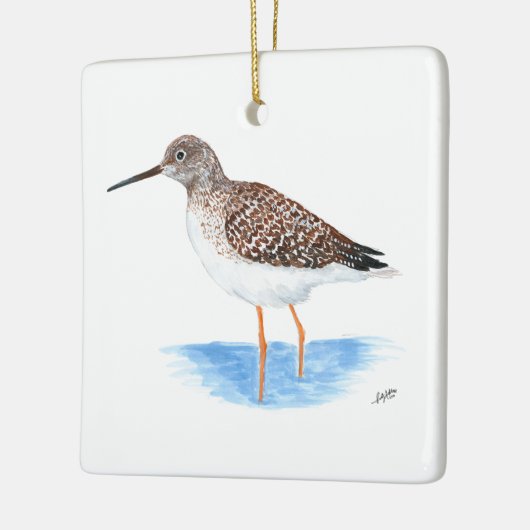 Greater Yellowlegs Keramikornament (Links)