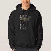 Greatest Agustin of all time GOAT Agustin Hoodie (Vorderseite)