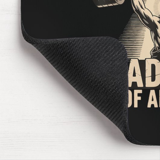 Greatest Deadlifter Of All Time Jesus  Mousepad (Ecke)