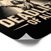 Greatest Deadlifter Of All Time Jesus Poster (Ecke)