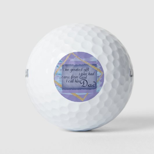 Greatest Gift Ever Golfball (Vorderseite)