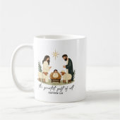 Greatest Gift Of All Nativity Scene Christian Chri Kaffeetasse (Links)