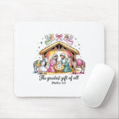Greatest Of All Nativity Design Festive Apparel Mousepad (Mit Mouse)