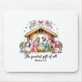Greatest Of All Nativity Design Festive Apparel Mousepad (Vorne)