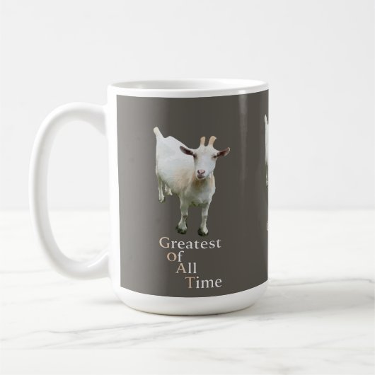 Greatest of all time Goat Kaffeetasse (Links)