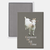 Greatest of all time Goat Magnet (Vorderseite/Rückseite)