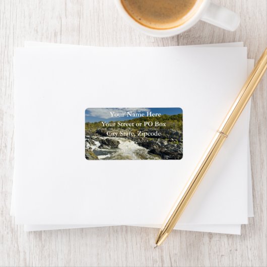 Greatfalls Virginia Adressaufkleber (Insitu)