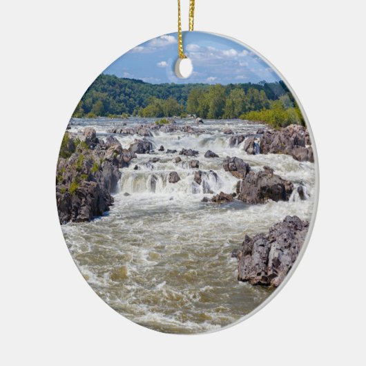 Greatfalls Virginia Keramik Ornament (Links)