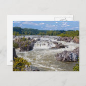 Greatfalls Virginia Postkarte (Vorne/Hinten)