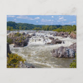 Greatfalls Virginia Postkarte (Vorderseite)