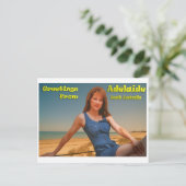 Greatings from Adelaide Postkarte (Stehend Vorderseite)