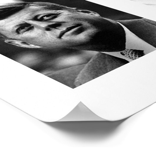 GREATNESS POSTER Lincoln, FDR, JFK, Obama (Ecke)