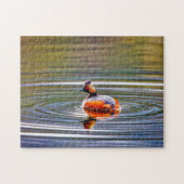 Grebe Montana zugewandt. Puzzle (Horizontal)