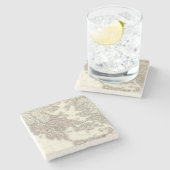 Grece ancienne - altes Griechenland Steinuntersetzer (Seitenansicht)