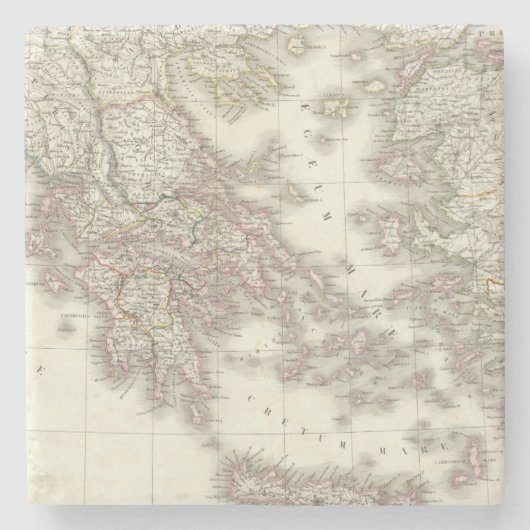 Grece ancienne - altes Griechenland Steinuntersetzer (Vorderseite)