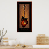 Grecian Art Gitarre Poster KAKruger (Küche)