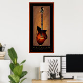 Grecian Art Gitarre Poster KAKruger (Heimbüro)