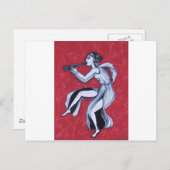 Grecian Dancer Postkarte (Vorne/Hinten)