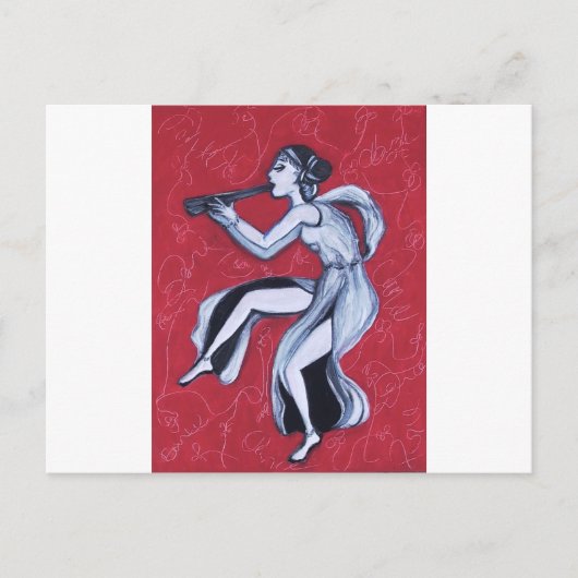 Grecian Dancer Postkarte (Vorderseite)