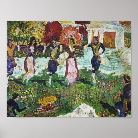 Grecian Festival Poster /Sarr (Vorne)