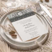 Grecian Floral Big Greece Einladung zur Hochzeit