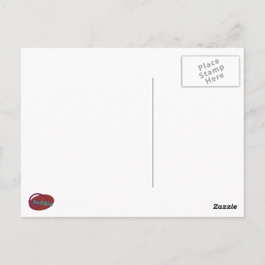 Grecian Spiral Circle Waves Postkarte (Rückseite)