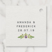 Grecian Wedding Geschenkanhänger (Rückseite)