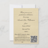 greco-Roman Arch Grad Party Invitation Enclosure (Rückseite)