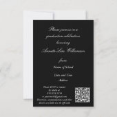 Greco-Roman Arch Graduation Party invite Enclosure (Rückseite)