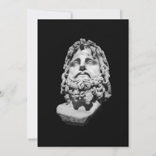Greco Roman Bust Dankeskarte (Vorderseite)