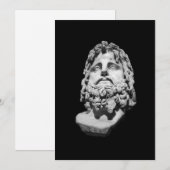 Greco Roman Bust Dankeskarte (Vorne/Hinten)