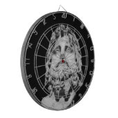 Greco Roman Bust Dartscheibe (Vorderseite Links)