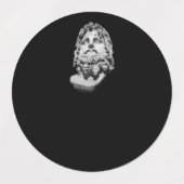 Greco Roman Bust Etiketten (Design 1)