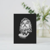 Greco Roman Bust Feiertagspostkarte (Stehend Vorderseite)