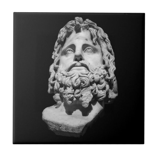 Greco Roman Bust Fliese (Vorderseite)