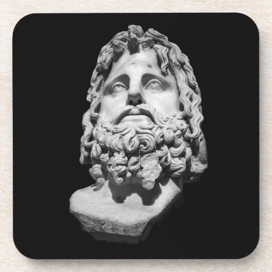 Greco Roman Bust Getränkeuntersetzer (Vorderseite)