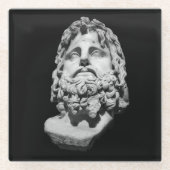 Greco Roman Bust Glasuntersetzer (Vorderseite)