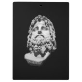 Greco Roman Bust Klemmbrett (Rückseite)