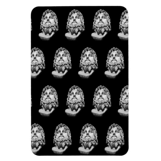 Greco Roman Bust Magnet (Vertikal)