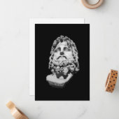 Greco Roman Bust Mitteilungskarte (Vorderseite/Rückseite Beispiel)
